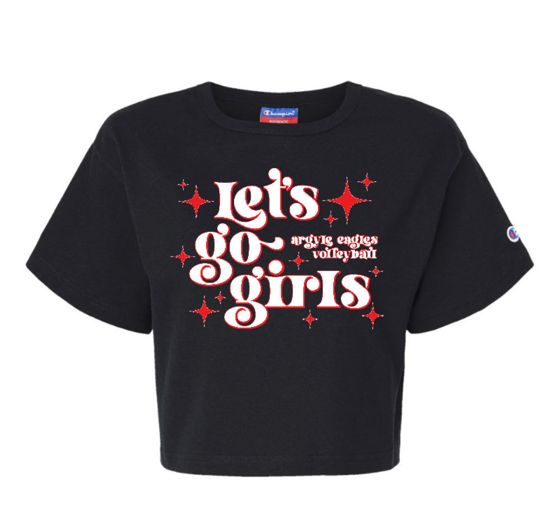 FINAL FEW - AVB Let's Go Girls Short Sleeve Tee - Black