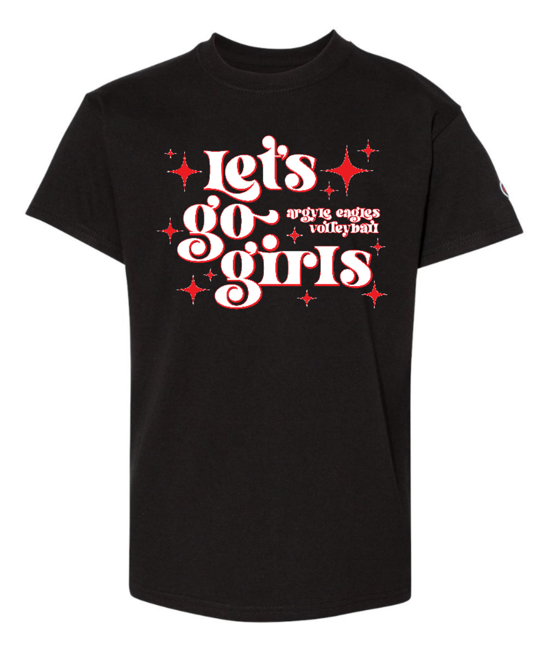 FINAL FEW - AVB Let's Go Girls Short Sleeve Tee - Black