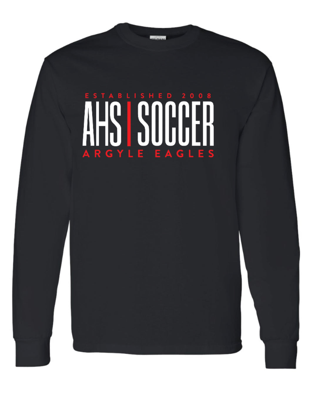 FINAL FEW - AHS Soccer Cotton Tee - Black