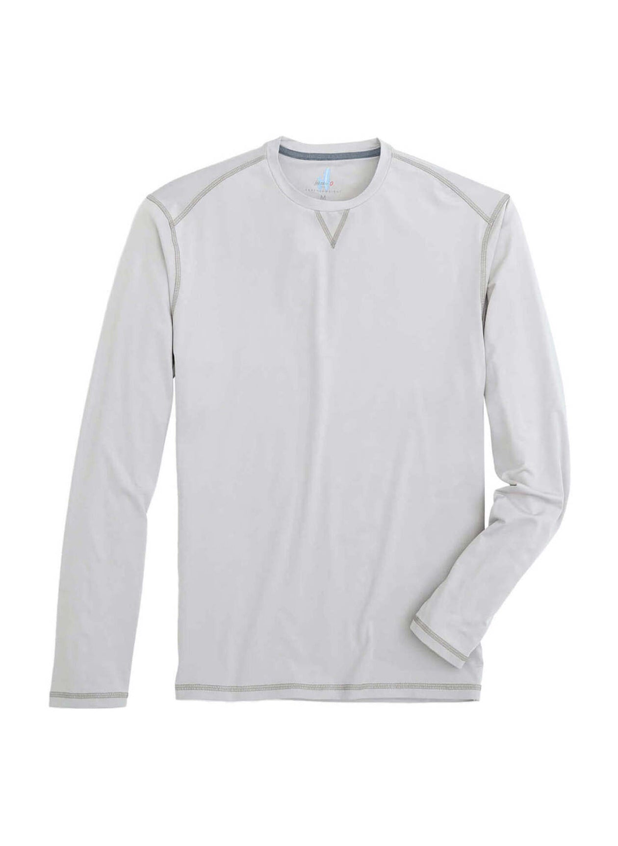 Johnnie-O Men's Runner PREP-FORMANCE Long Sleeve T-Shirt - Quarry Grey