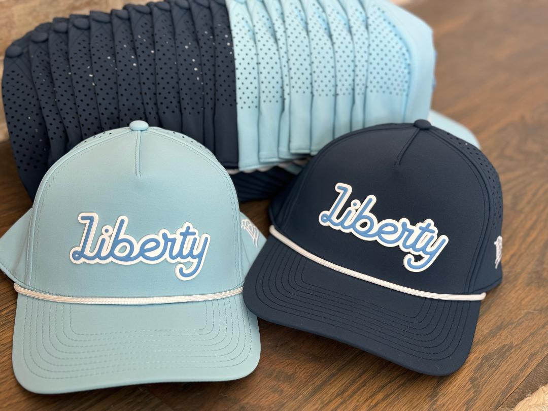 LIBERTY Performance Hat - Navy Blue - Cursive