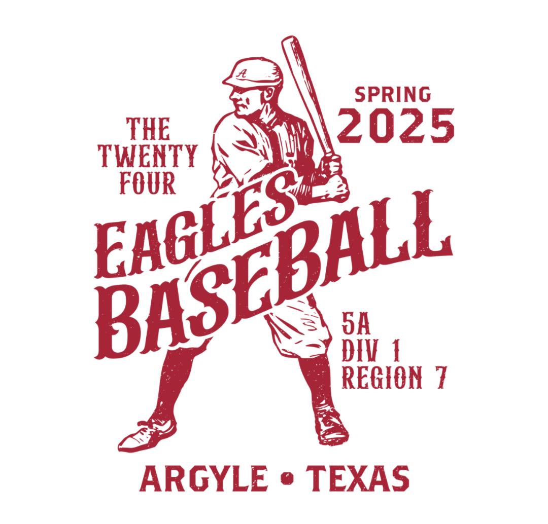 2025 Argyle Baseball - Vintage Baseball - Bella Canvas Short Sleeve Tee - Adult - Deep Heather