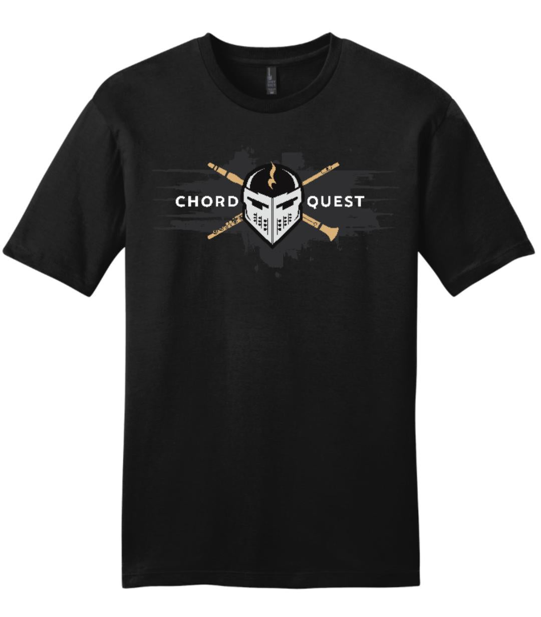 CHORDquest Adult Short Sleeve Crewneck Tee - Grey Frost