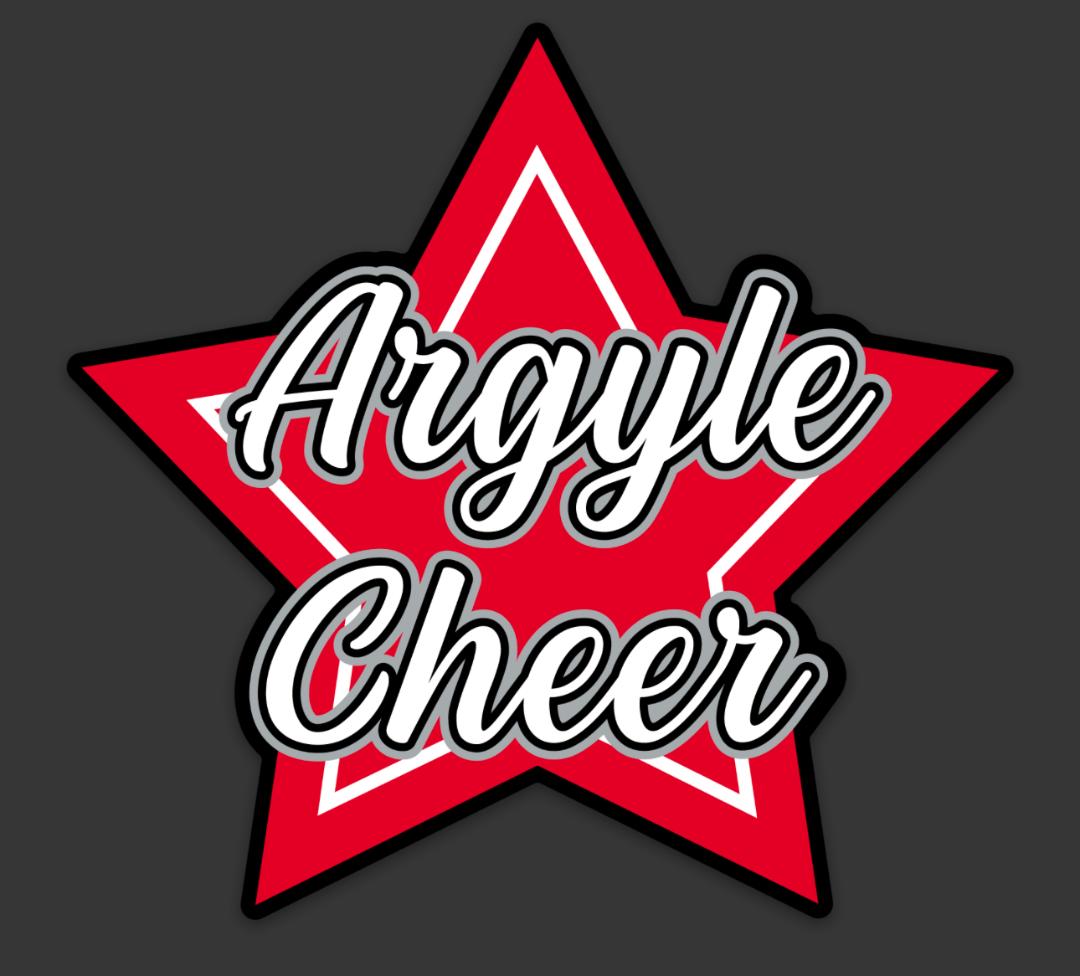 2025ARGYLECheer Vinyl Sticker - Star